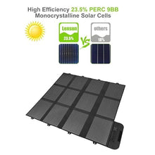 LENSUNSOLAR 300W Solar Blanket Complete Kit Ready to Charge Battery and Solar Generator Portable Lightweight for Camping