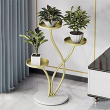 Plant Stand Indoor Three-Layer Plant Stand Iron Flower Pot Holder Shelves Planter Rack Storage Organizer Display for Indoor Garden Balcony (Color : D) (C)