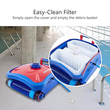 zcjysqav Pool Vacuum with Wall Climbing Capability and 18m Cord, Robotic Pool Cleaner, Pool Skimmer Robot, Ideal for Above Ground and Inground Pools