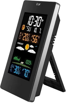 JDXQBLD Weather Station Wireless with Indoor Outdoor Temperature and Humidity Monitor, Digital Thermometer with Colorful LCD Screen, Weather Forecast Station with Remot