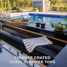 Backyard Discovery Palisade 9' x 6' Cedar Wood Outdoor Bar Set Light Brown