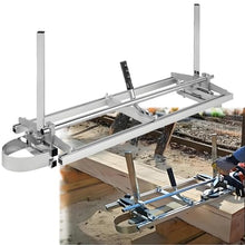 Chainsaw Milling Machine,Portable Chain Saw Mill Planking Milling Machine,Wood Cutting Chainsaw Accessories with Scale, Adjustable Thickness,Rail Mill Guide for Carpenters