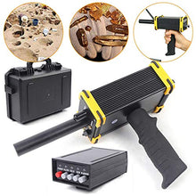 1km Long Range Metal Detector Gold Silver Search Mini GR-100 Black Long Range Detector Series High-Accuracy Detector Waterproof W/Power Adapter Antenna Kit for Gold Copper Gem Diamond Minerals