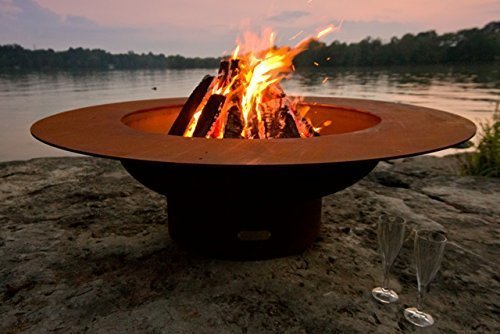 Fire Pit Art Magnum-FPA-MLS120-NG Fire Pit NG, Metal