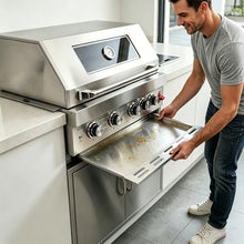 32-Inch Built-In Propane Gas Grill Head, 5 Burner, 304 Stainless Steel, 63,100 BTUs, Infrared Rear Burner, Natural Gas Convertible, Outdoor Cooking