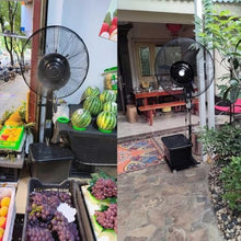JDXQBLD Industrial Misting Fan with 11 Gal Tank, 3-Speed Oscillating Spray Fan for Patio & Outdoor Cooling，750mm/30
