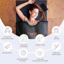 Hooga Portable Far Infrared Sauna Blanket for Home Detox, 71 Inches x 71 Inches