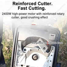 QuinteZhenTially Portable Garden Shredder,with 50l Collection Bag NoCable