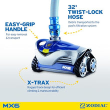 Zodiac MX6 Suction-Side In-Ground Pool Cleaner, Cyclonic Suction
