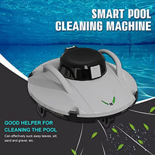 TsoLay Cordless Automatic Pool Cleaner, Automatic Vacuum Cleaner with LED Indicator and Dual Motors, Auto-Dock Robotic Pool Cleaner, Strong Suction, Ideal for Above Ground Flat Pool up to 550 Sq.Ft