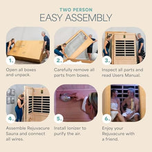 LifePro Rejuvacure 1 or 2 Person Indoor Sauna, Red Light, Low EMF Models