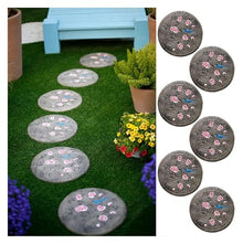 Garden Stepping Stone,Decorative Stone for Garden, Garden Stepping Stone for Flower Bed Lawn Path Decorative Pavers