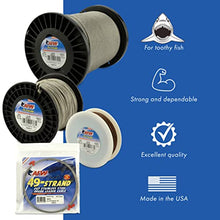 AFW American Fishing Wire 49 Strand 7x7 Stainless Steel Shark Leader Cable 800 lb Test Bright
