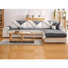 VFIIIOLPAA Sofa Cushion Non-Slip Fabric All Seasons All-Purpose Package Three-Sided Cover Towel Cover Cloth Cushion (Color: D, Size: 90 * 240cm) (E 90 * 240cm)