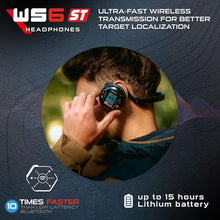 XP METAL DETECTORS WS6 ST Wireless Stereo Headphones & Control for Deus II