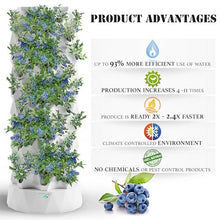 Indoor Gardening Hydroponic Growing System, Column Tower Planting Box, Hydroponic Equipment, DIY Soilless Culture Growing Kit, with 48/64 Planting Points, Gift for Gardening Enthusiasts 10thfloor