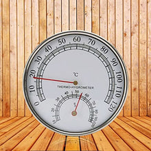Barometer Hygrometer Stainless Steel Thermometer Sauna Room Temperature Humidity Meter