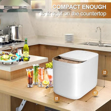 Tabletop Ice Hockey Machine, Quick Ice Making, Self-Cleaning Function, Suitable for Home/Kitchen/Party/Camping Ice Maker.
