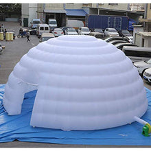 SAYOK Large Inflatable Igloo Dome Event Tent with Air Blower White