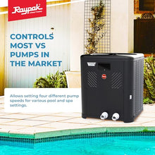 Raypak Crosswind V Pool Heat Pump - Spa and Pool Heater with Free Wi-Fi for Fleet Monitoring, Hybrid Heating for Above Ground and In-Ground Pools