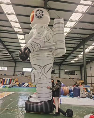 YBZCHLM Giant Inflatable Astronaut with LED Lights 13ft with Blower