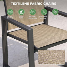 Jocoevol 7 Piece Patio Dining Set for 6, Outdoor Furniture Set Includes 67" Rectangle Patio Table and 6 Textilene Dining Chairs, Outdoor Table and Chairs for Outsides, Backyard, Garden and Poolside