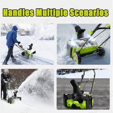 Battery Snow Blower 40v 20in Clearing Width for Snow 2batteries