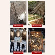 Jute Hemp Rope Nets,Hemp Rope Climbing Net,Kids Safety Net Rope,Balcony Stairs Garden Protection Net Ceiling Hanging Bridge Decorative Hemp Rope，Rope Thickness 12mm Mesh 10cm(Size:7x13m)