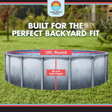 Lake Effect Pools 'Bermuda' 12 ft Round Above Ground Swimming Pool