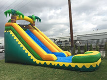 JumpOrange Commercial Inflatable 18' Tropical Aloha Water Slide with Blower Aloha Tropical