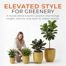 Emissary - Large Planter, Yellow 27.5x27.5x33.5 H