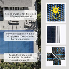 Freetime Fun Mesh Winter Pool Cover 16x32ft Blue