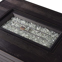 Oakland Living Rectangular 48 in. x 36 in. Aluminum Propane Fire Pit Table, Glass Beads, Two Covers, Lid, 57,000 BTUs in Copper Finish