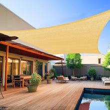 Rectangular Solar Sail Shade, Outdoor Patio Umbrella, Tear-resistant, UV-resistant, Suitable For Courtyards, Patios, Gardens, Carports, And Patios