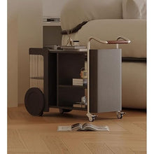 CHmrfvqtus Couch Side Table Modern Trolley Rack Simple Mobile Side Table Cabinet Home Living Room Leisure Tea Bar