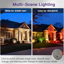Sofiton 16-Pack Low Voltage Landscape Lighting with RGB+CCT Color Changing, 10W, 600LM, 12-24V AC/DC, Wet Location, Landscape Spot Lights Outdoor for Garden Tree Yard Uplighting, Bronze, ETL Listed