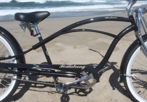 Firmstrong Urban Man Deluxe Beach Cruiser Bicycle Black