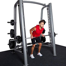 Fitness First Smith Machine with Olympic Weight Plate Storage Silver