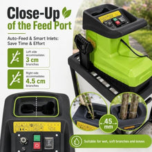 YUDINGKVN Electric Garden Shredder & Wood Chipper,Powerful Leaf Mulcher