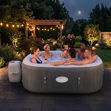 SaluSpa Hot Springs 4-6 Person Square Inflatable Hot Tub, Energy-Efficient