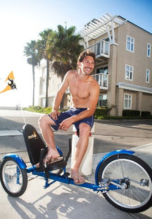 MOBO Triton Pro Adult Recumbent Trike Tangerine