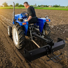 42 Inch Tow Behind Box Scraper, Premium Steel Powder Coated Tractor Box Scraper with Box Blade, Lawn Tractor Attachments Fit for ATVs, UTV, Ideal for Grading, Landscaping