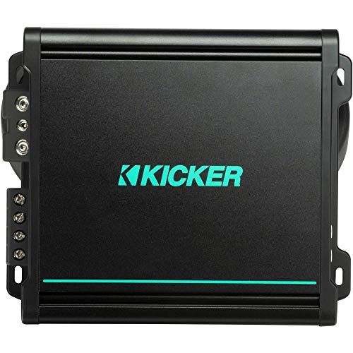 KICKER 12-Inch Premium Marine Subwoofer & 48KMA8001 Marine Amp Bundle