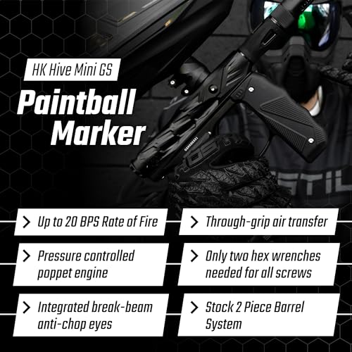 Generic HK Army Empire Mini GS Electronic Paintball Marker Black