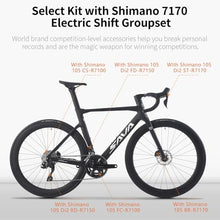 SAVADECK Carbon Road Bike Shimano 105 Di2 7170 Black