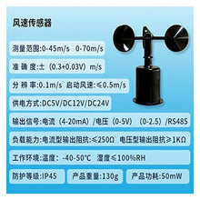 KG7HQRP Weather Station Wind Speed and Direction Integrated Sensor Wind Speed and Direction Transmitter Small Weather Station RS485 Environmental Detector