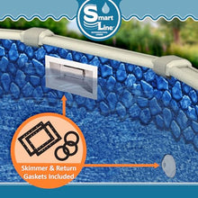 Smartline 18 ft x 45 ft Oval Swimming Pool Liner | Boulder Swirl