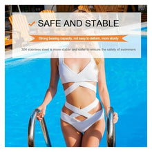 Pool Handrail Pool Stair Rail Pool Railings Pool Safety Hand Rail Kit for In Ground Swimming Pools, Stainless Steel Water Grab Bars