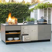 Outdoor Kitchen Door Drawer Combo with Drawers, Stainless Steel Cabinets