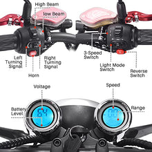 TOXOZERS 2500W Fat Tire Electric Scooter with Seat Black